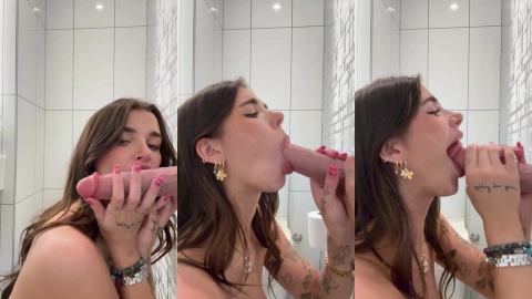 Wall Dildo BJ with Arikytsya