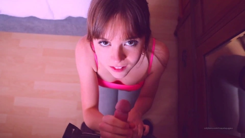 Maya Kayagaia Strokes Cock Until Cum